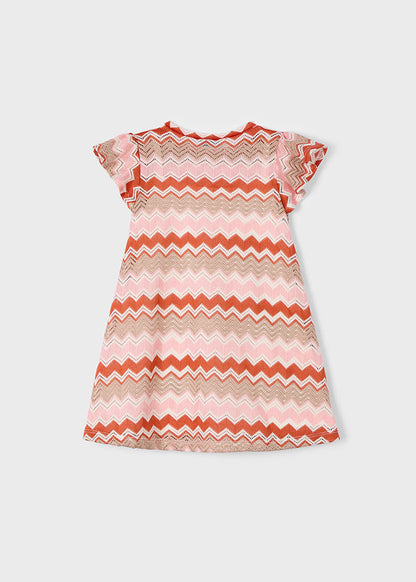 Vestito a maglia fantasia - 3926