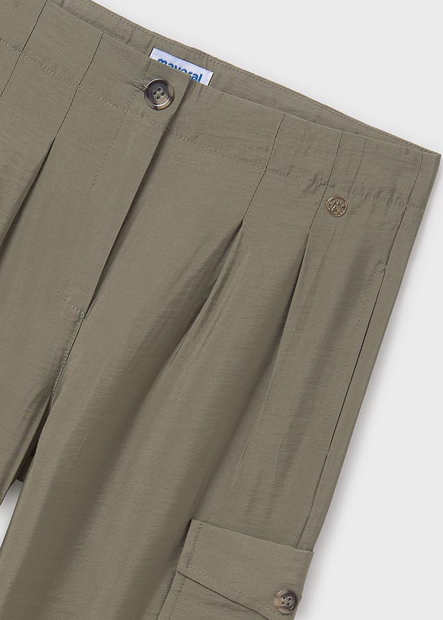 Pantalone lungo fluido cargo - 6536