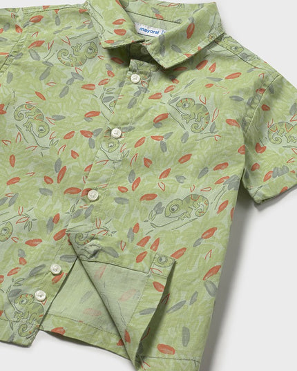 Camicia m/c  stampata - 1114V