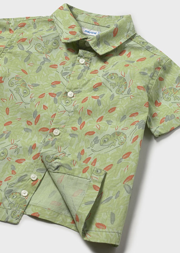 Camicia m/c  stampata - 1114V
