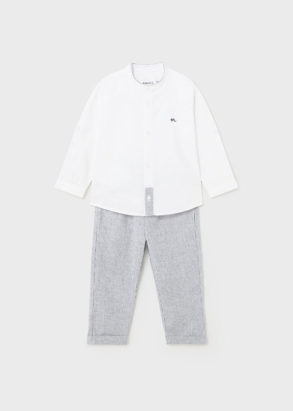 Completo pantaloni lino cani - 1555