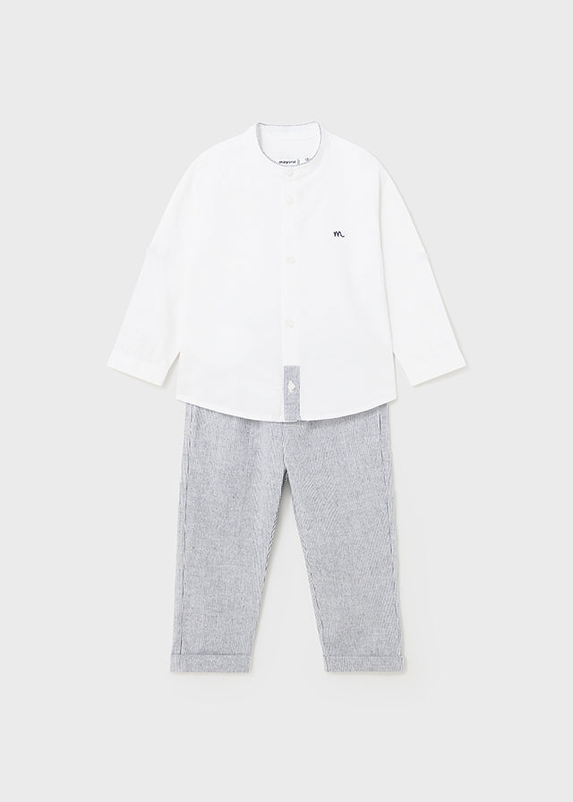 Completo pantaloni lino cani - 1555