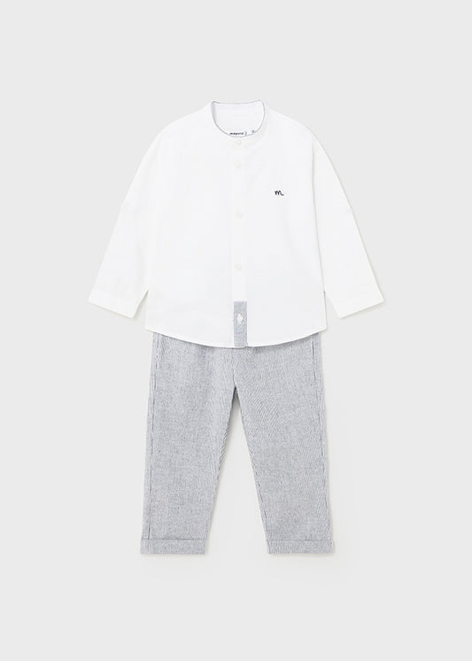 Completo pantaloni lino cani - 1555