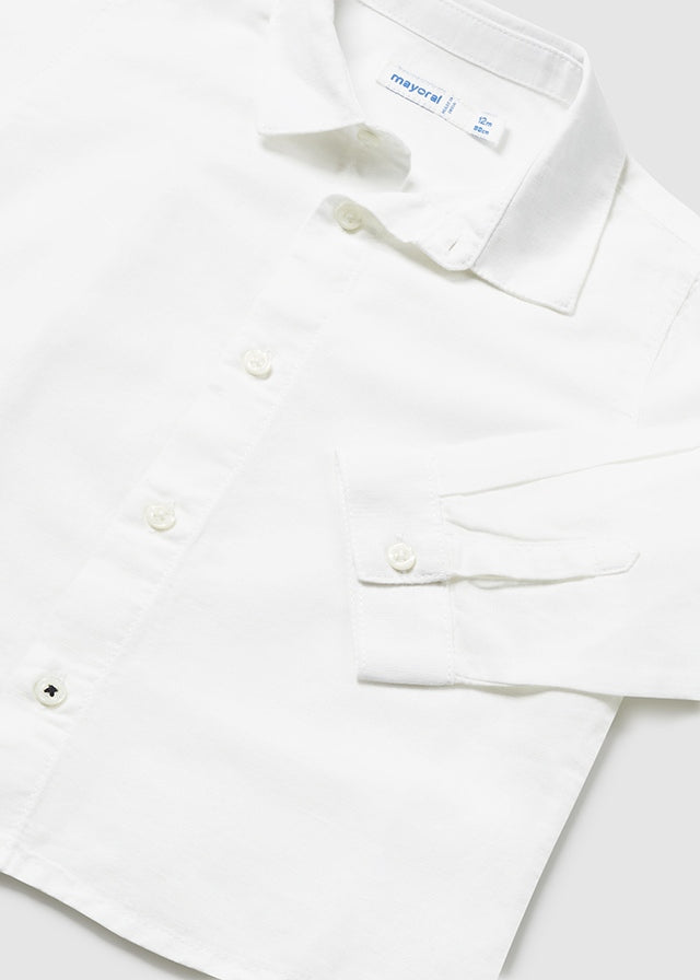 Camicia m/l lino basica - 117