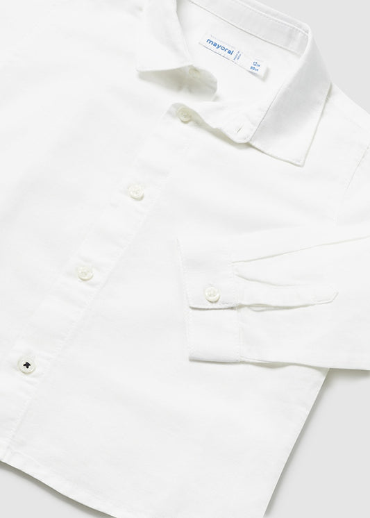 Camicia m/l lino basica - 117