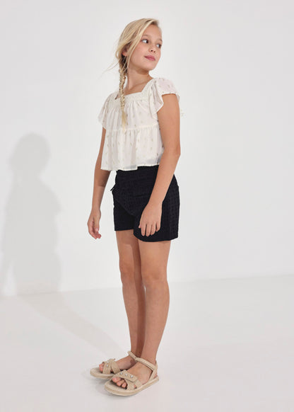 Pantalone corto traforato - 6237