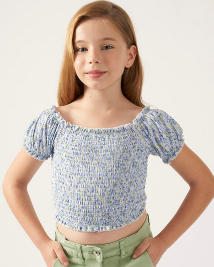 Blusa nido d'ape - 6104