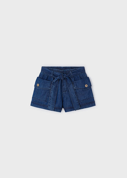 Pantalone corto cotone tencel - 3252