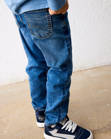 Pantalone soft denim 5 tasche - 4516
