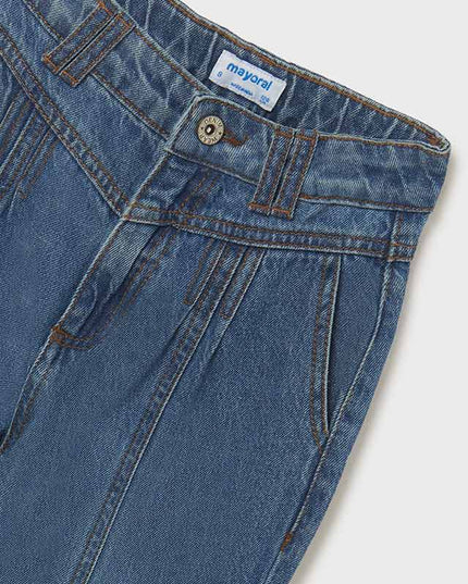 Pantalone cropped denim slouch - 6584