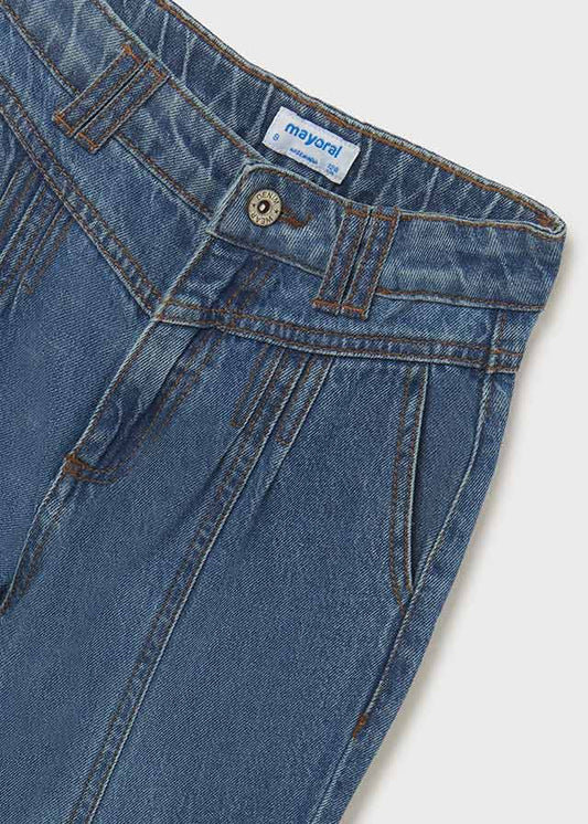 Pantalone cropped denim slouch - 6584