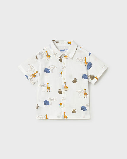 Camicia m/c  stampata - 1114