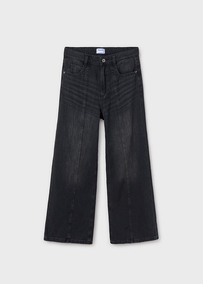 Pantalone lungo jeans wide leg - 6538
