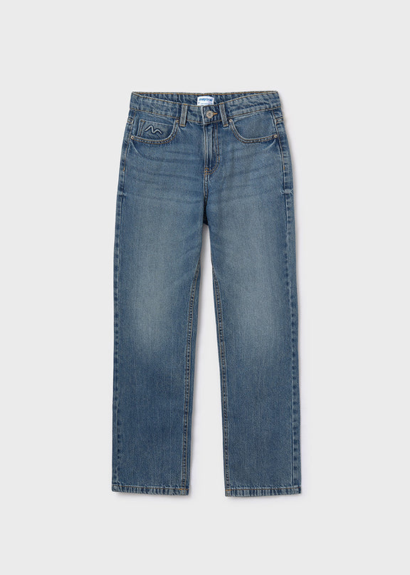 Pantalone lungo jeans relax - 7574