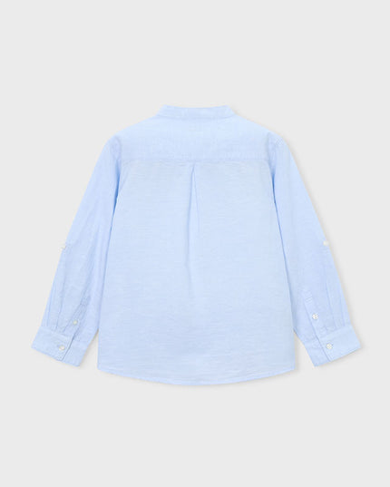 Camicia m/l c/coreana lino - 3118