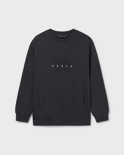 Pullover embossed senza cappu - 7405