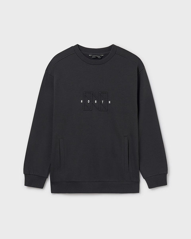 Pullover embossed senza cappu - 7405