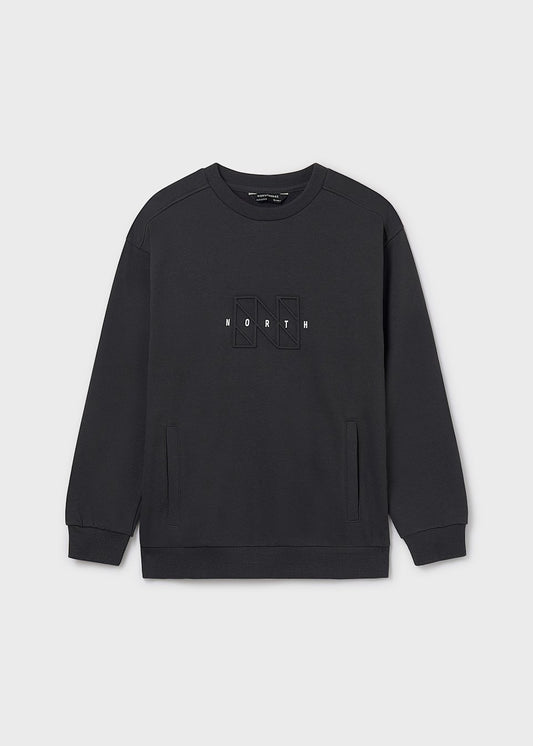 Pullover embossed senza cappu - 7405
