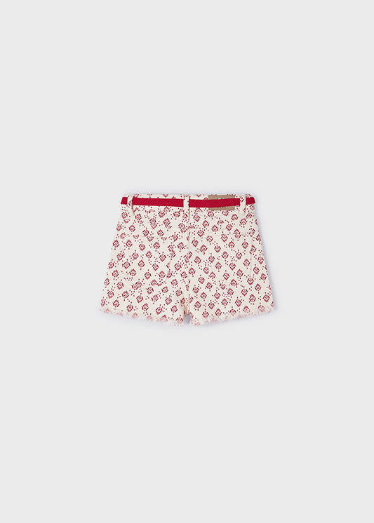 Pantalone corto cotone stampato - 3255