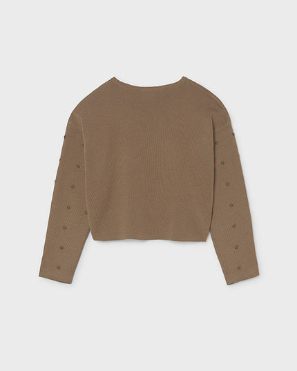 Maglione borchie termofissati - 7336