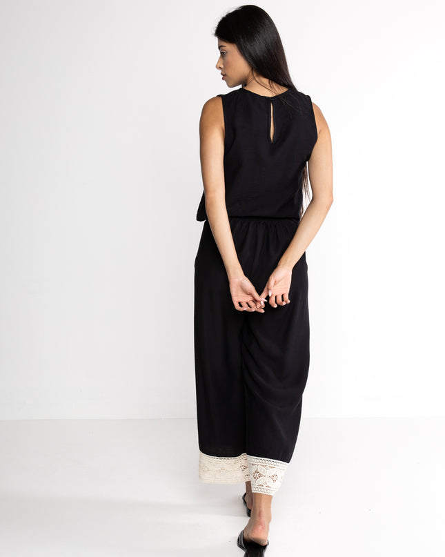 Pantalone Donna Nero LOKITA - Primavera Estate