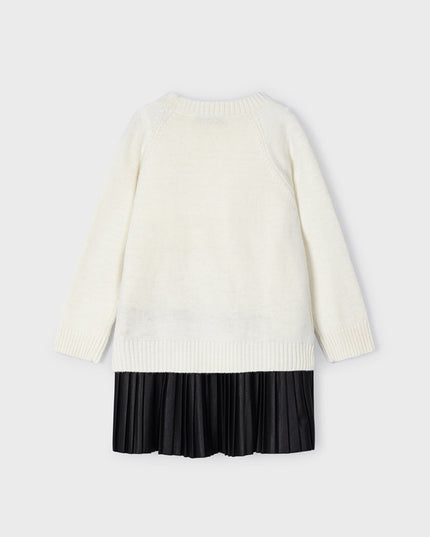 Vestito tricot con motivi - 4923