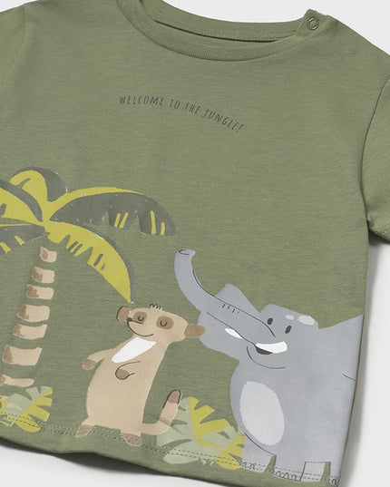 Maglietta m/c print posizionato - 1057