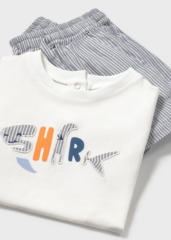 Completo Bermuda righe - 1253