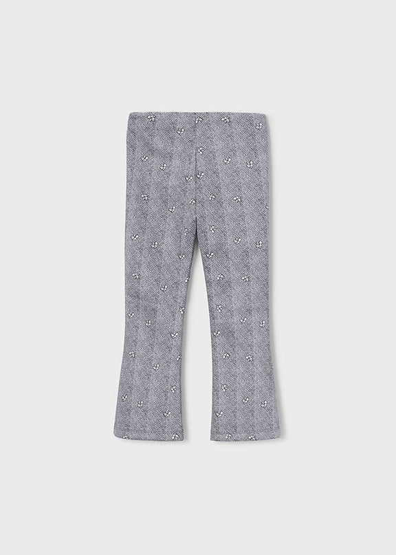 Leggings flare scamosci print - 4730