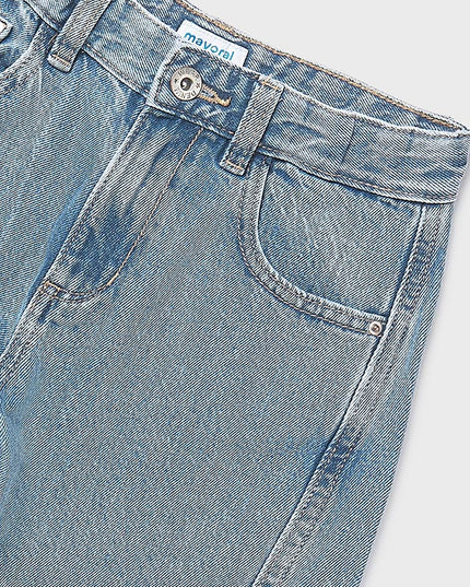 Pantalone lungo jeans wide le - 6552