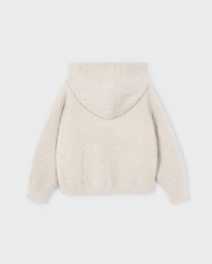 Felpa tricot con pelliccia - 4316