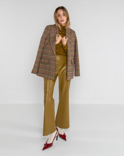 Giacca pied di poule jacquard - LOK07900/1194