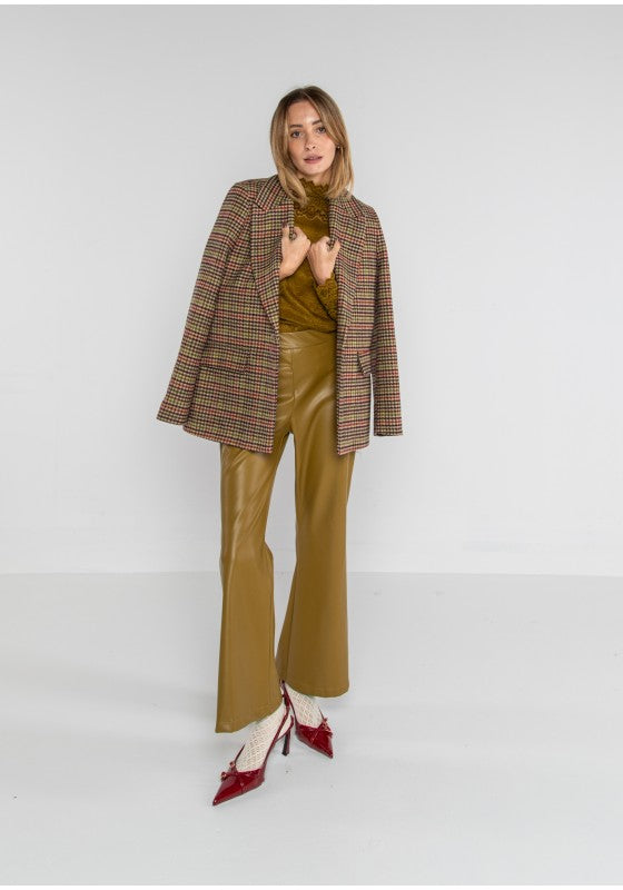 Giacca pied di poule jacquard - LOK07900/1194