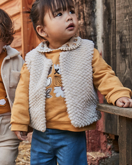 Gilet pelo strutturato - 2359