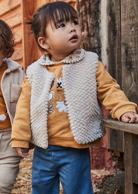 Gilet pelo strutturato - 2359