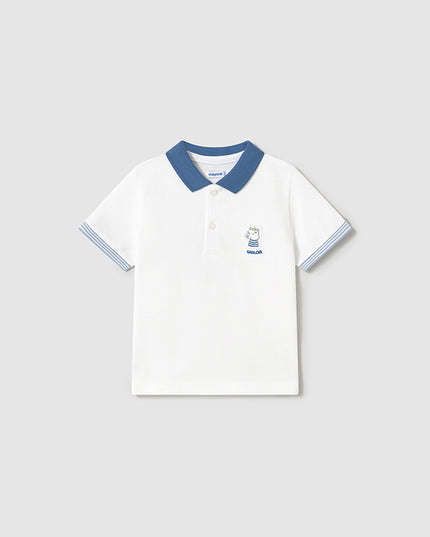 Polo m/c applique - 1108