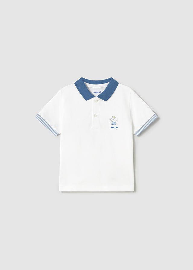 Polo m/c applique - 1108