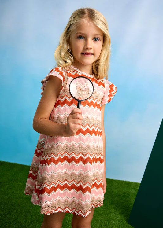 Vestito a maglia fantasia - 3926