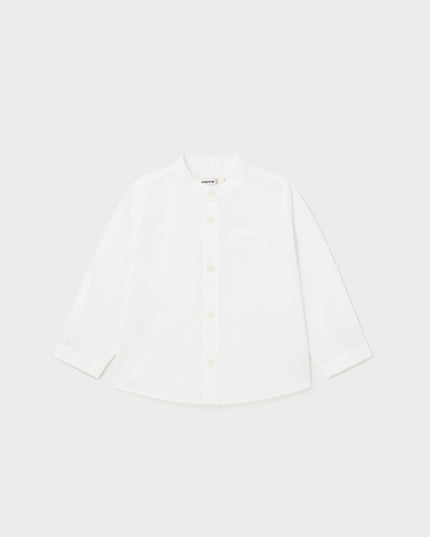 Camicia m/l lino collo coreana - 1115
