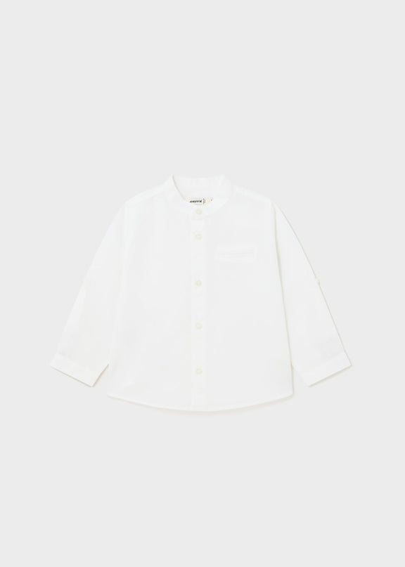 Camicia m/l lino collo coreana - 1115