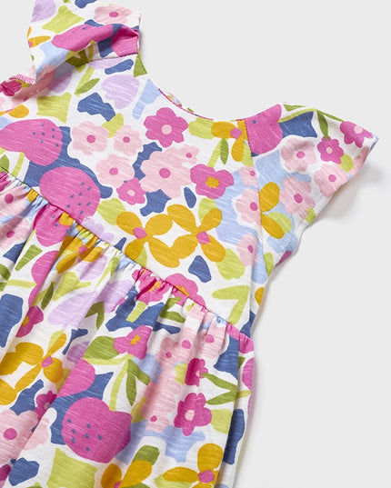 Vestito stampato fascia - 1972