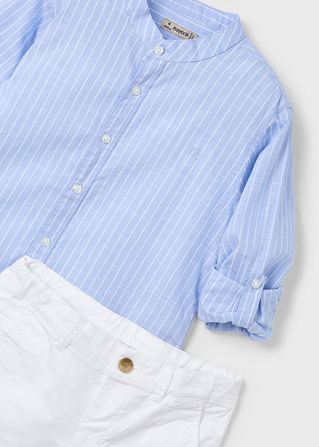 Completo bermuda camicia m/l c/co - 3230