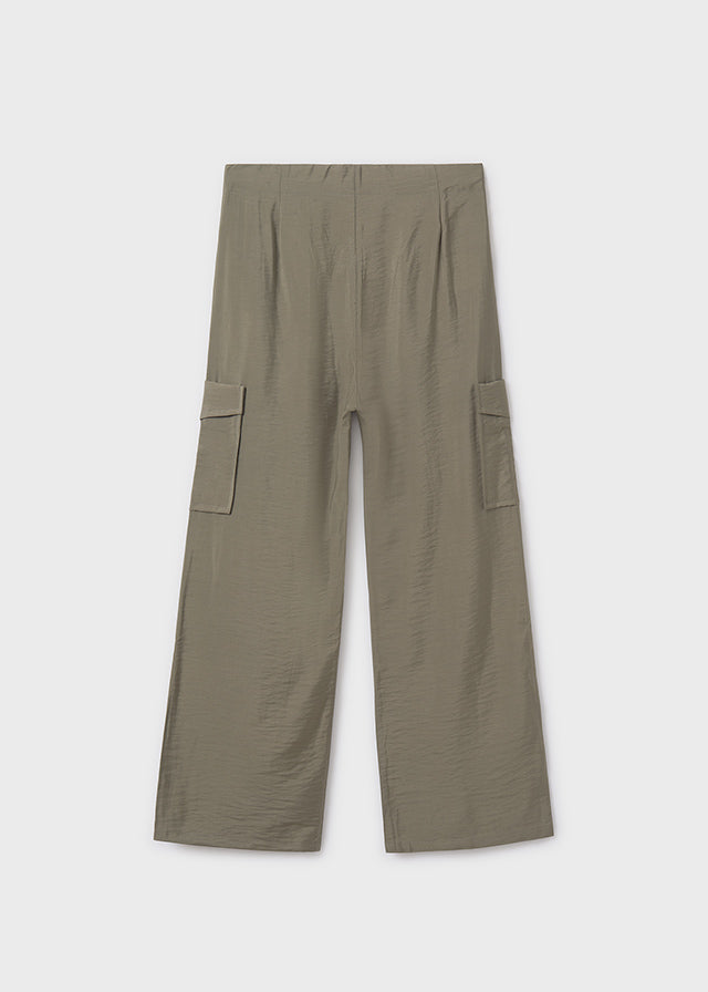 Pantalone lungo fluido cargo - 6536