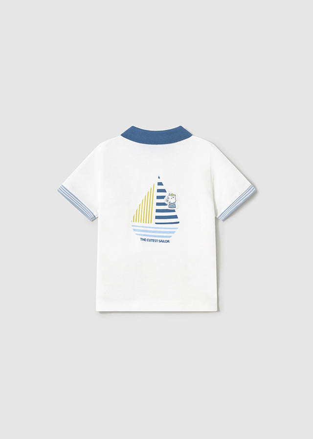 Polo m/c applique - 1108