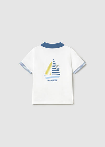 Polo m/c applique - 1108