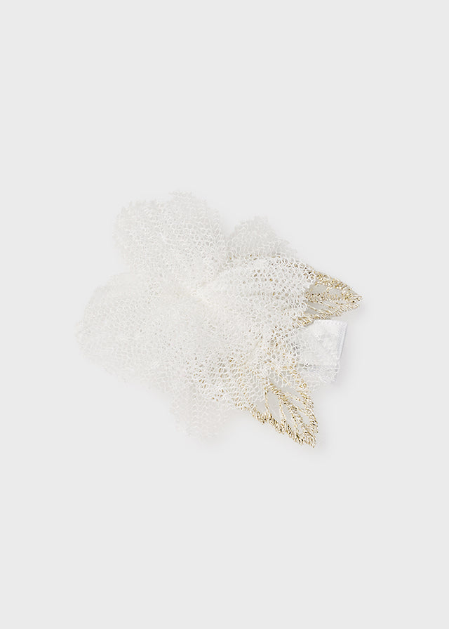 Spilla fiore tulle - 10672