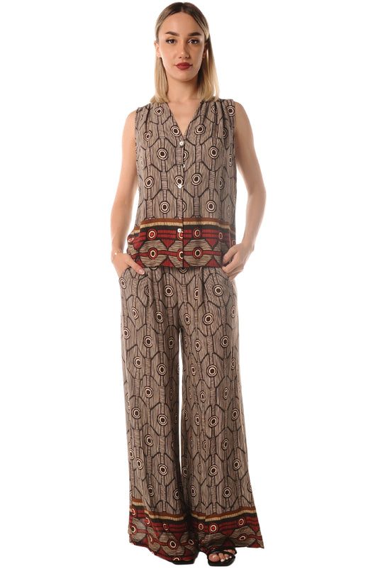 TOP CON BOTTONI - LOK38599
