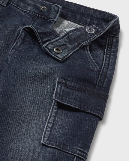Pantalone soft denim cargo - 2505