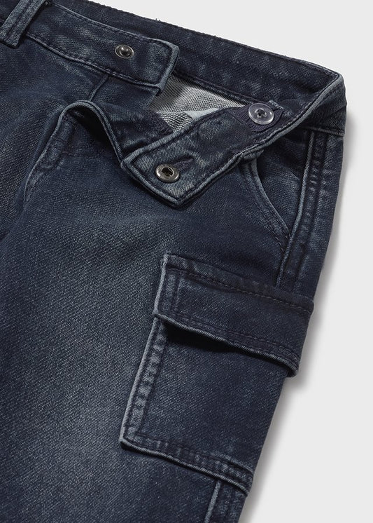 Pantalone soft denim cargo - 2505