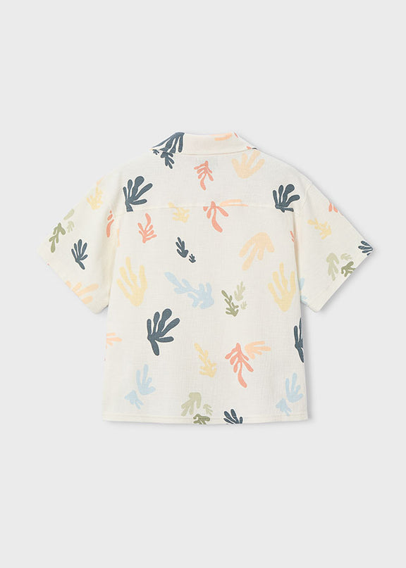 Camica m/c stampa - 6178